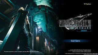 Final Fantasy 7 Remake Demo, Full Playthrough 1080p 60fps