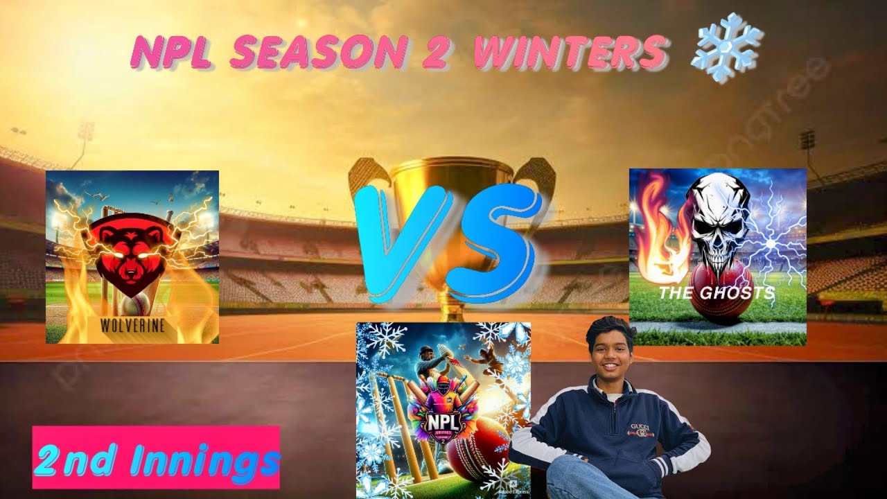 NPL SEASON 2 WINTERS ❄| Match 7| 2nd Innings /The Wolverines VS The Ghosts