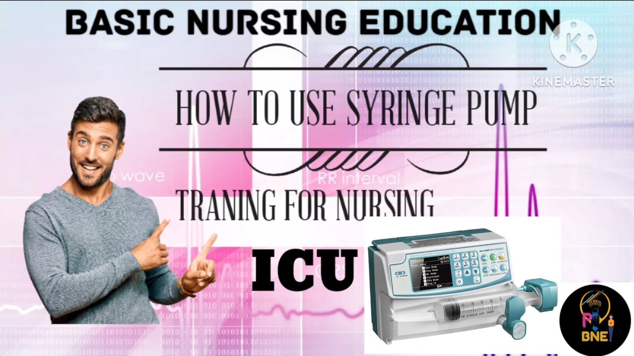 How To Operate Syringe Pump Syringe Pump kaise Use kare Syringe