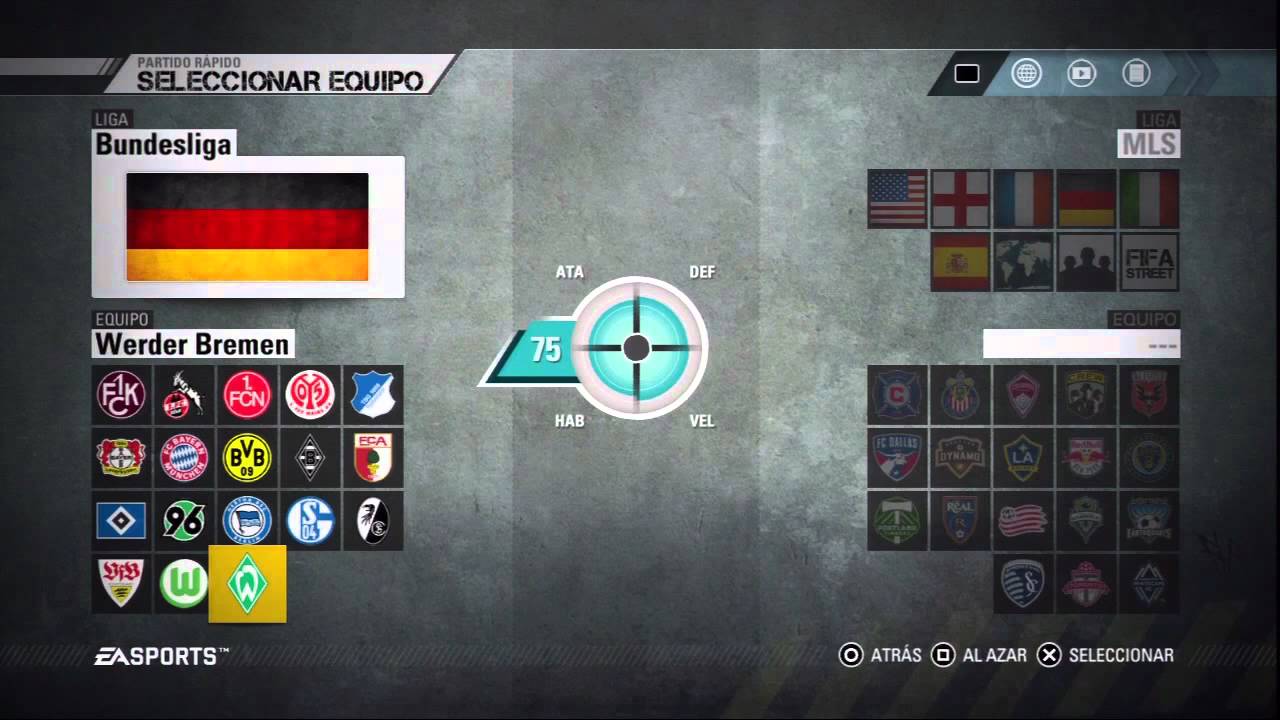 fifa street all stadium and teams / todos los estadios y equipos