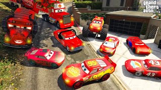 GTA 5 - Stealing Mcqueen Cars with Franklin (GTA V Real Life Cars #2)