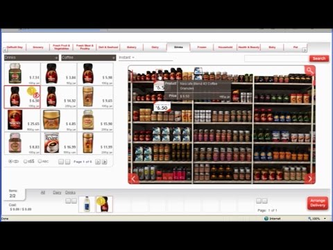 Coles Online - 3D Internet Shopping