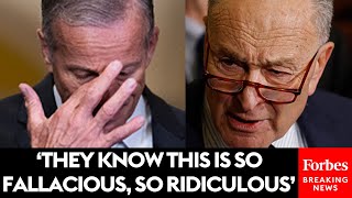 Chuck Schumer Accuses GOP Of 'Going Nuclear' And Violating Senate Parliamentarian To Pass Tax Cuts