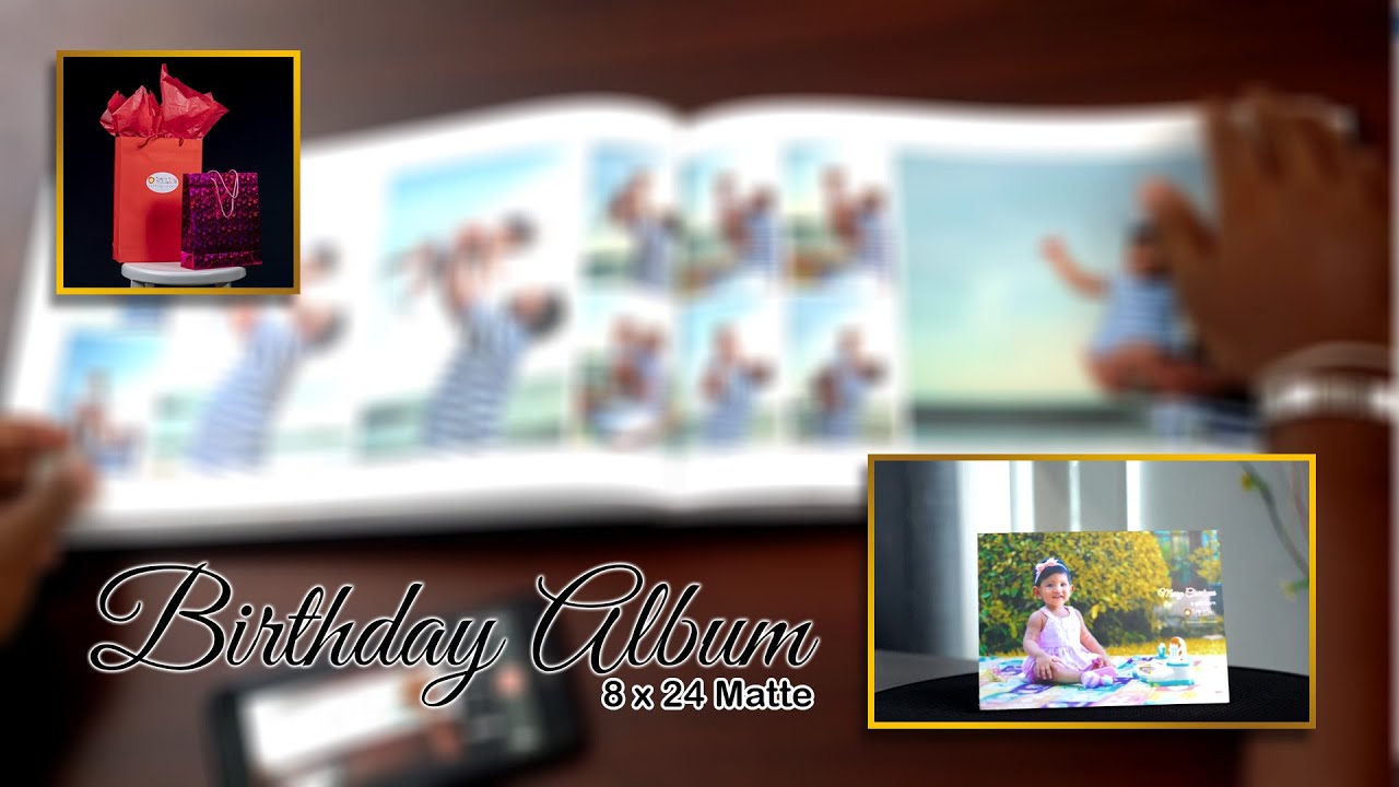 Birthday Album  8x24 Matte Paper