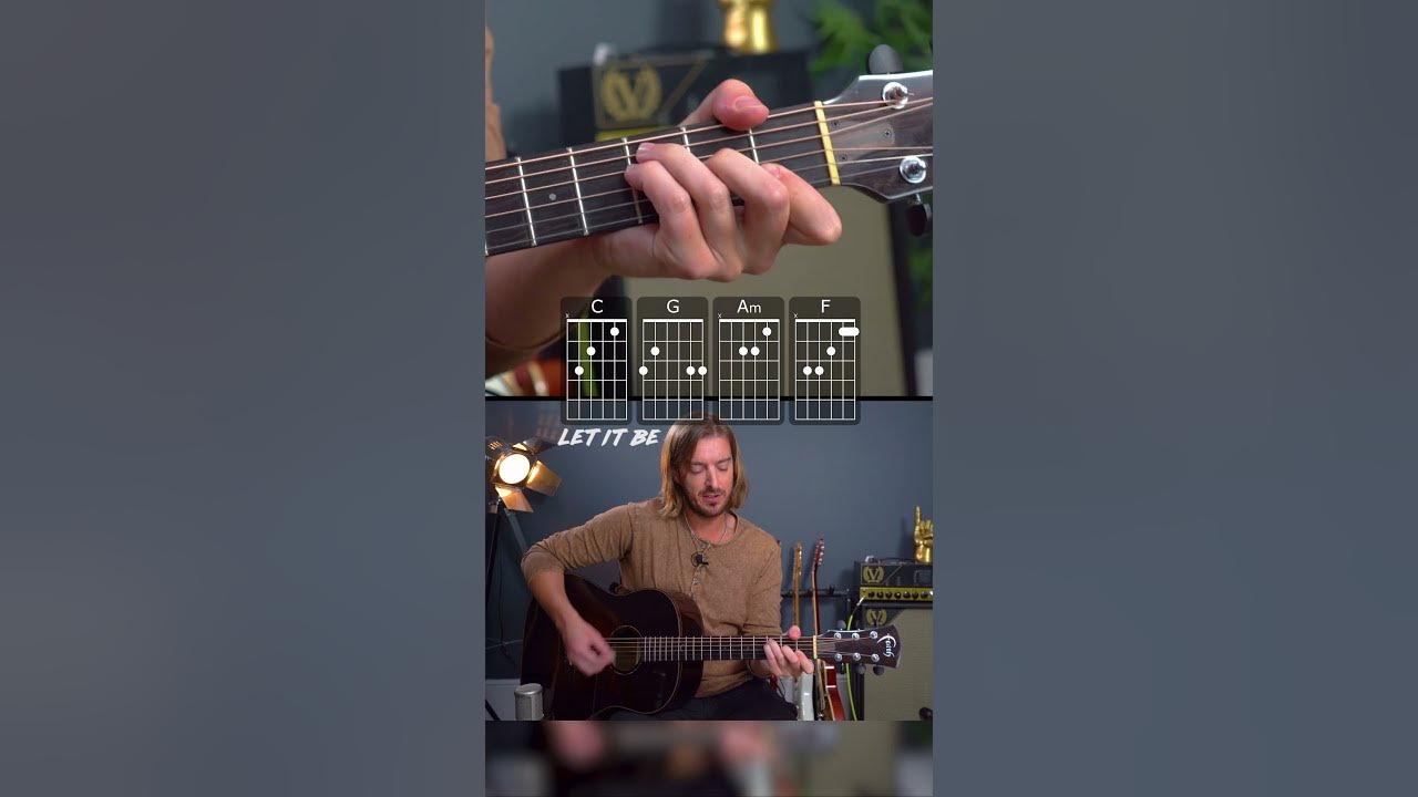 Play Let It Be by The Beatles w/ 4 EASY chords