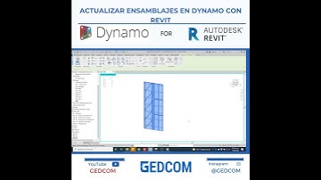 Actualizar Ensamblajes en Dynamo Con Revit
