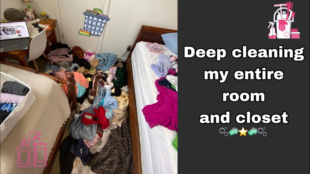 deep cleaning my room YouTube
