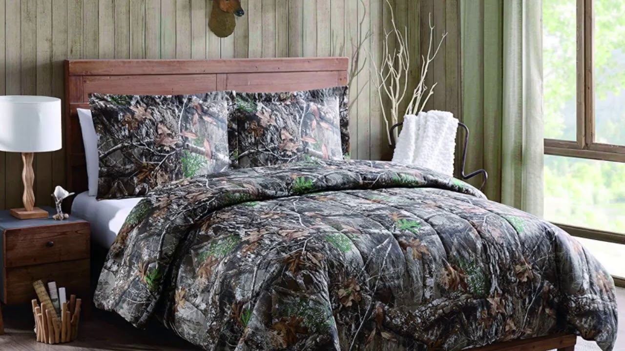 🆕twin Size Camouflage Comforter Set 👉 Twin Camo Bed Set Urgent