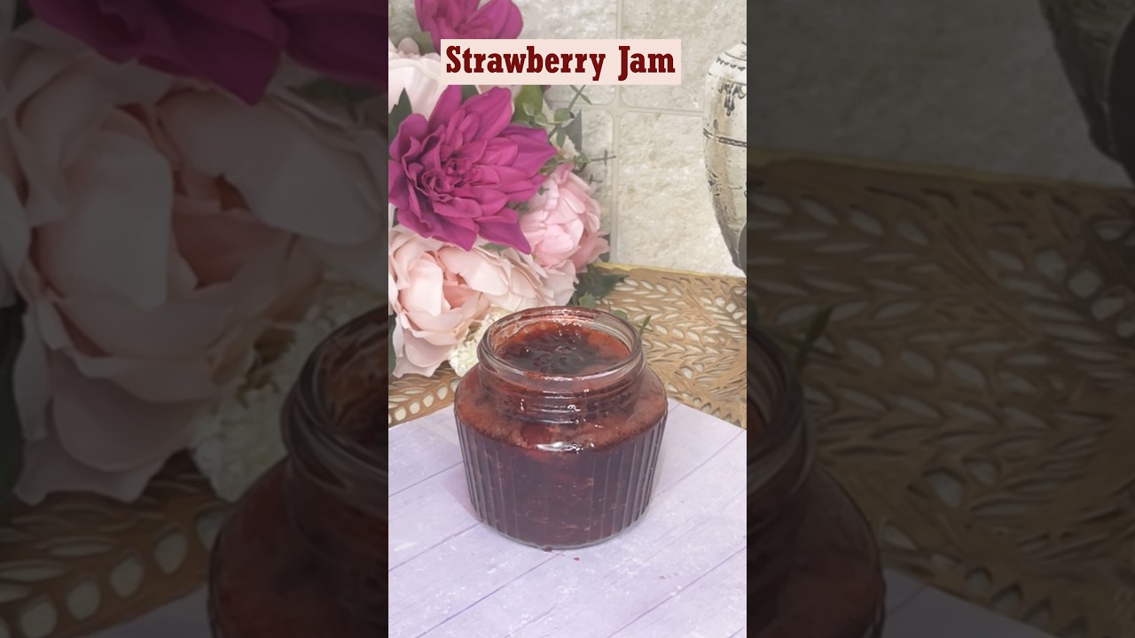 🎄 Christmas Series #8 | Strawberry Jam | Homemade, No Preservatives 🍓✨