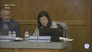 WTPS Board of Education Meeting: March 5, 2026