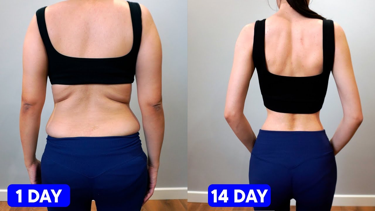 Burn Back Fat + FIX Your Posture in 14 Days 🔥 All Standing Moves! (No Equipment, No Jumping)
