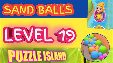 Sand Balls Level 19 - Puzzle Island