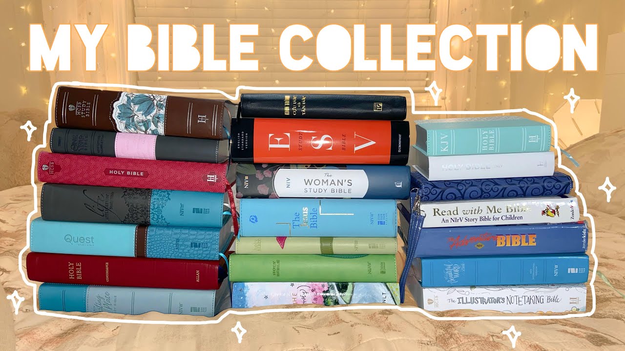 MY BIBLE COLLECTION 2020! | journaling, reading, study bibles & some
