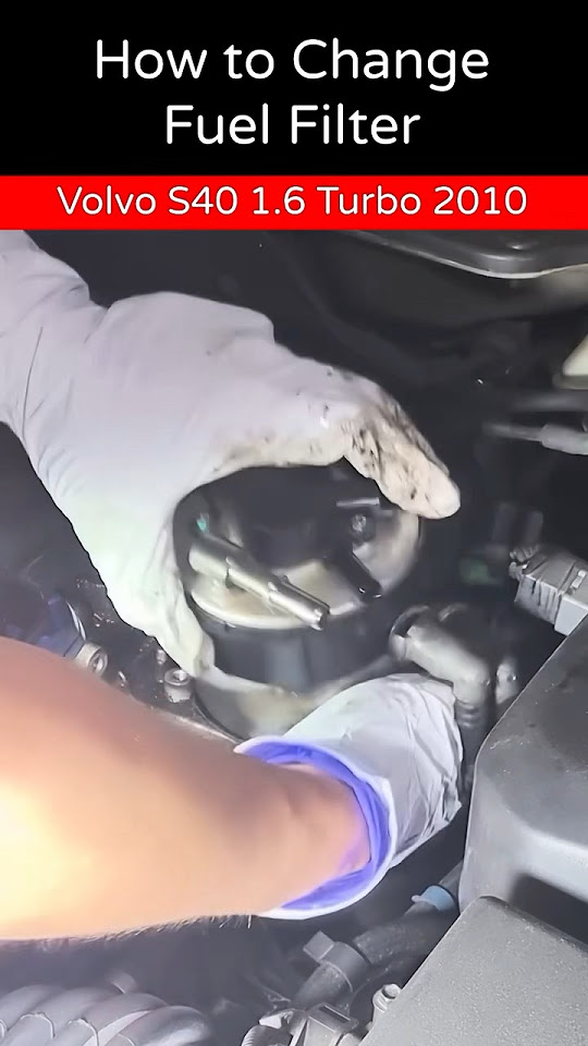 How to Fix P2520 , Change Diesel Fuel Filter on Volvo S40 Shorts YouTube