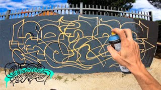 RESAKS   Blue Connections & Glaze Graffiti Letters