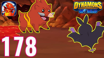 VAMPIX Vs. FLAMBOAR (Mt. Krembo) | Dynamons World  Gameplay Walkthrough – Part 178 (iOS, Android).