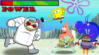 Reef Rumble Tournament Clash Of Ans - Sandy Vs Spongebob Larry Patrick Squidward Plankton