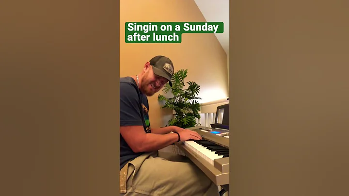 A little sangin after church #christfellowshi...  ...