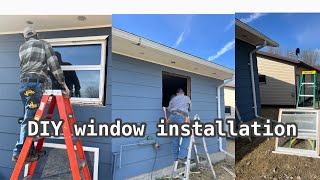 I’m Back , House Renovation /DIY Windows Installation