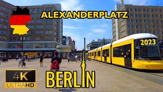 ⁴ᴷ⁶⁰ Berlin Alexanderplatz Walking Tour June 2023 4K