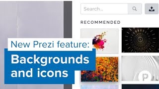 Prezi Icons feature