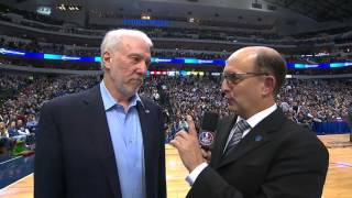 Popovich angry he doesn't get a second question
