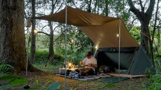 Relaxing Riverside Camping | Wolfbox G900 Dash Cam Mirror