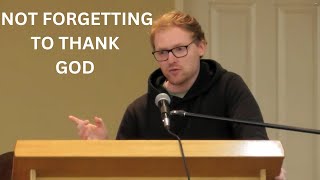 What to thank God about