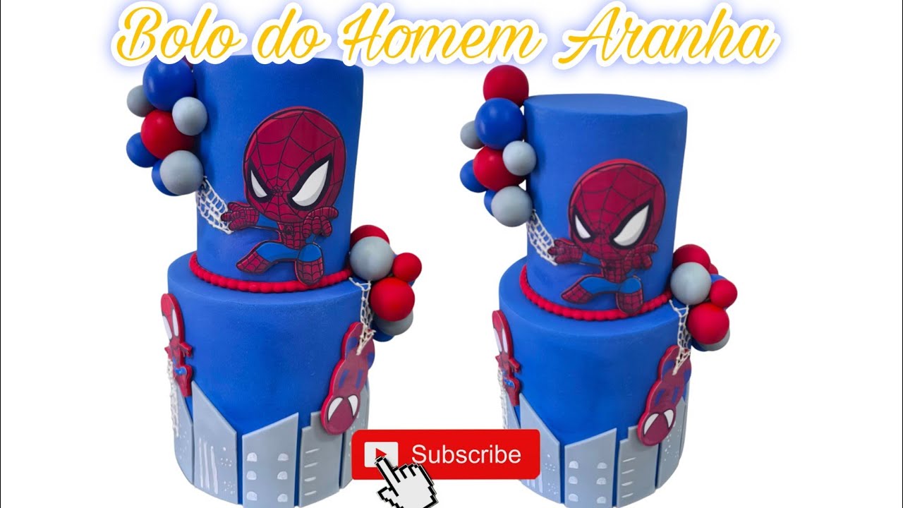 Bolo do Homem Aranha!!!!