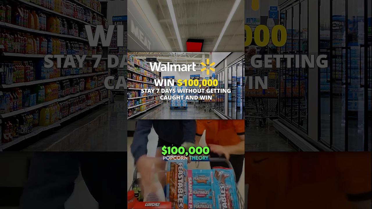 «Оставайтесь незамеченными в Walmart и выиграйте 100 000 долларов» 💀