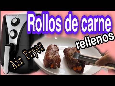 Video: Cómo Cocinar Rollos De Carne En Una Airfryer