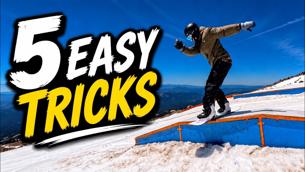5 Easy Snowboard Tricks You Need to Learn First