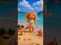 Making Friends at the Beach! 🐬🦀 (Cute 3D Animated Short)AnimatedStories #KidsCartoon #BedtimeStories