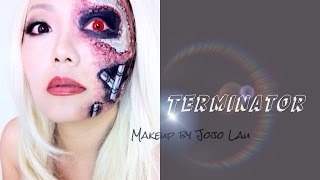 [萬聖節化妝教學]特技化妝~機械人 Terminator Genisys Halloween Makeup Tutorial ~Makeup by #JojoLau