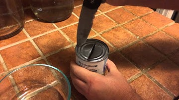 How to Open a Tin Can with a Pocket Knife