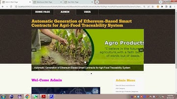 Automatic Generation of Ethereum Based Smart Contracts for Agri Food Traceability System
