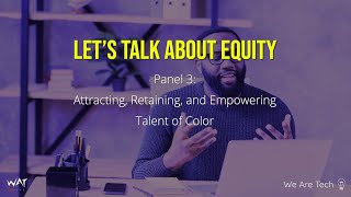 Let's Talk About Equity - Panel 3