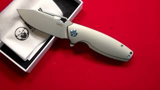 Kubey Tityus Frame Lock Flipper Folding Knife: incredible!