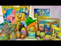 ASMR 50 Minutes SPONGEBOB SquarePants Oddly Satisfying Unboxing Over 40 Toy Surprises No Talking 