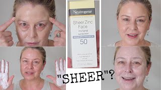Neutrogena Sheer Zinc Face Maybe someone could explain word "sheer" to me... - YouTube