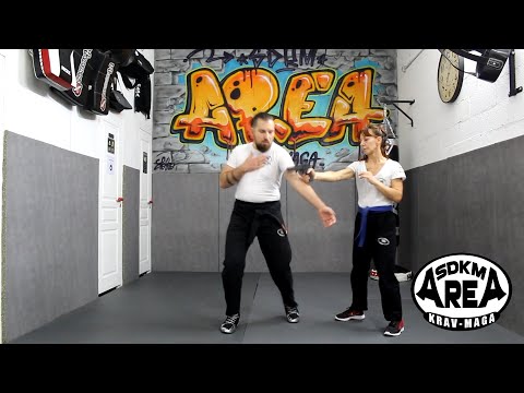 Krav Maga FEKM · Ceinture Marron — «Menace pistolet de côté au corps»