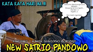 KATA KATA HARI INI (UMPOMO) KAKEK SUGIONO & RIZQI LAGU JARANAN VIRAL NEW SATRIO PANDOWO - SHF AUDIO