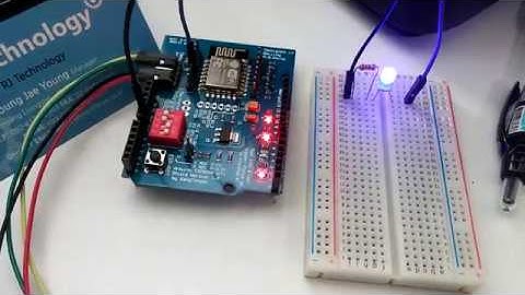 ESP8266 WIFI Shield 로 Blink 예제 테스트해 보기