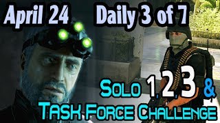 Solo 1-3 & Task Force Challenges : April 24 : Daily 3 of 7 🞔 No Commentary 🞔 Ghost Recon Wildlands