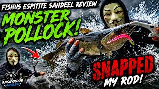 MONSTER POLLOCK SNAPPED MY ROD! 😱 | Fishus Espitite Sandeel Review | Scotland Lure Fishing