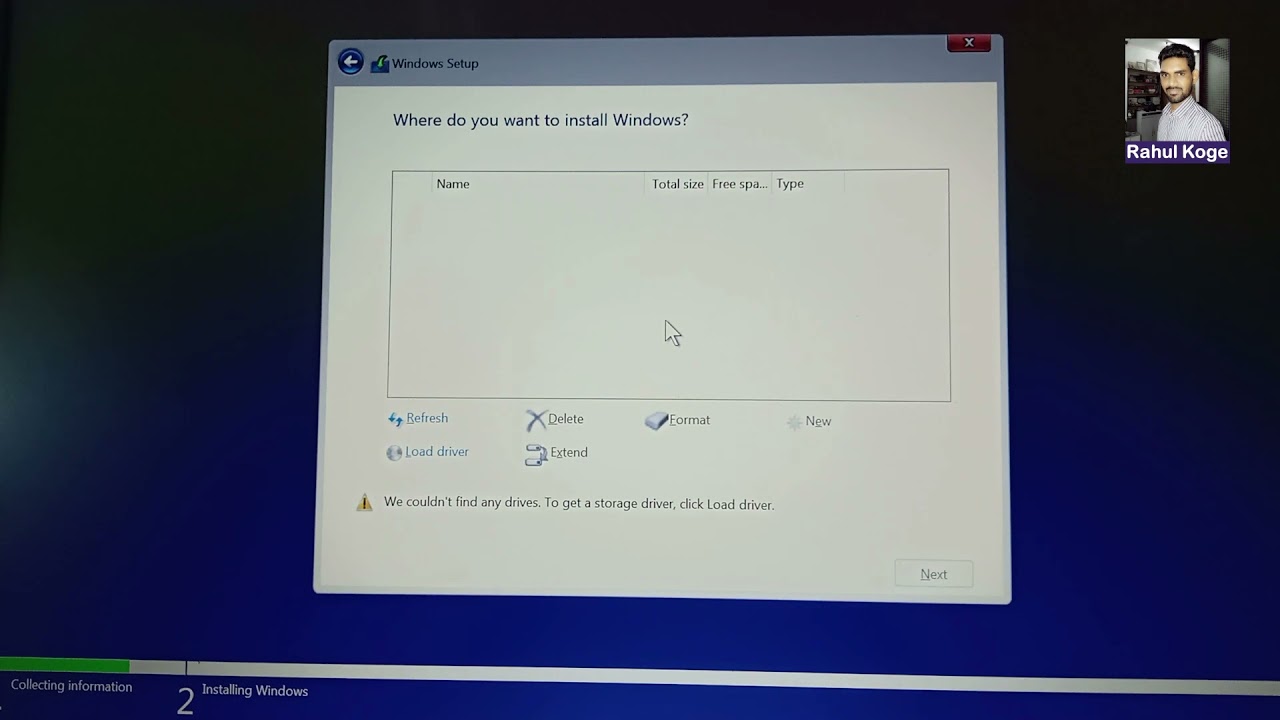Hp 15s du3038TU Drive Not Detected (showing)