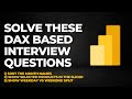 DAX Based Power BI Interview Questions | #powerbi #dax #dataanalytics #interviewquestions