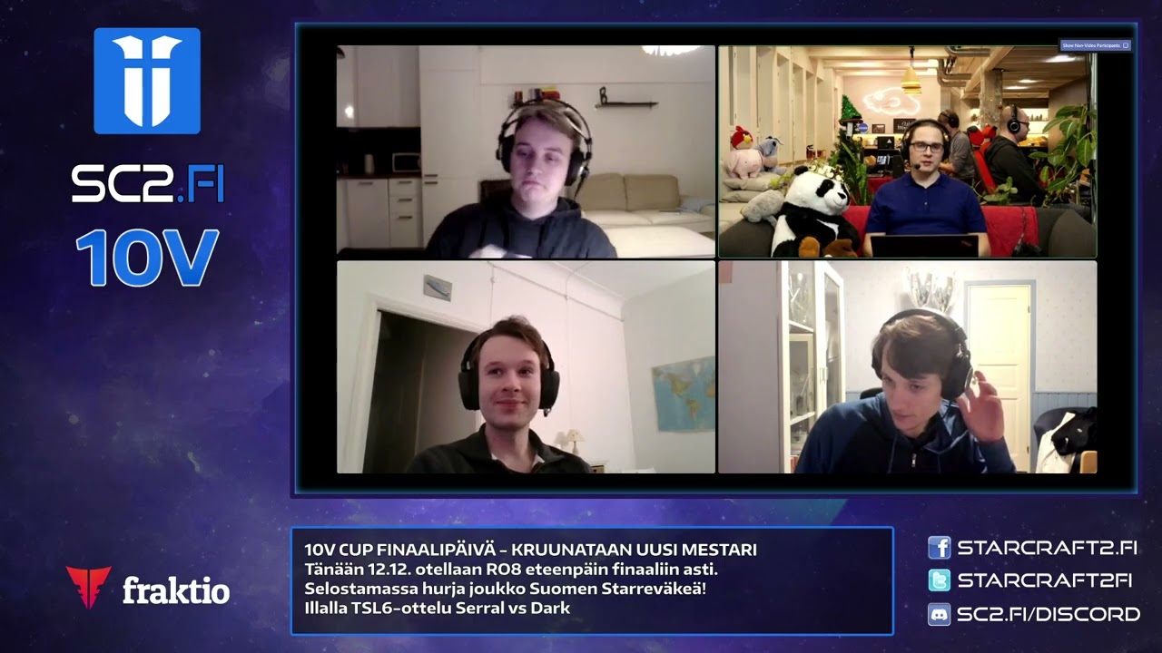 Kuulumiset Serral & Protosser - SC2FI 10V Cup - Finaalipäivä