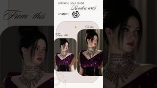 ENHANCE YOUR CLO3D RENDERS WITH CHATGPT#digitalfashion #clo3d #workinprogress #tutorial #3dfashion