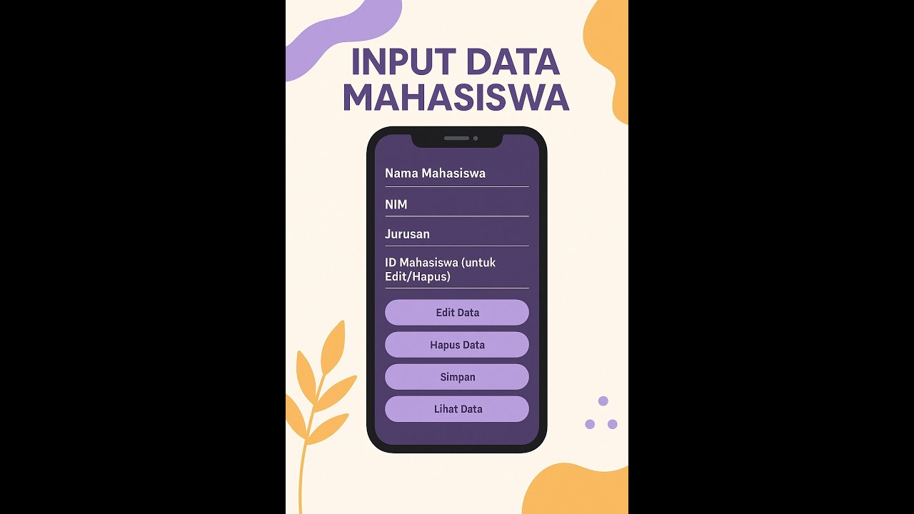 Aplikasi Input Data Mahasiswa - YouTube